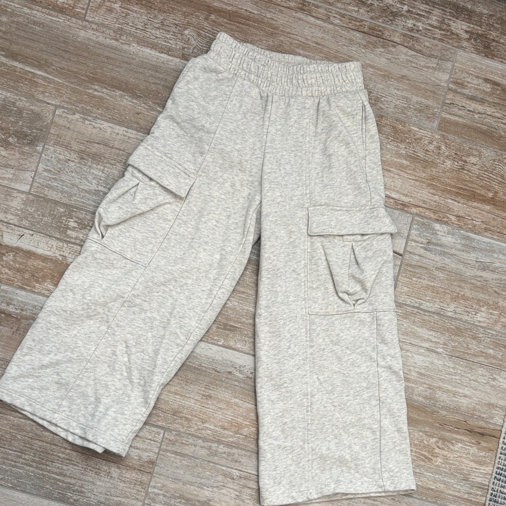 GAP Kids Light Gray Cargo Joggers